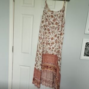 Floral Dress Plus Size with Bohemian/ Floral Print